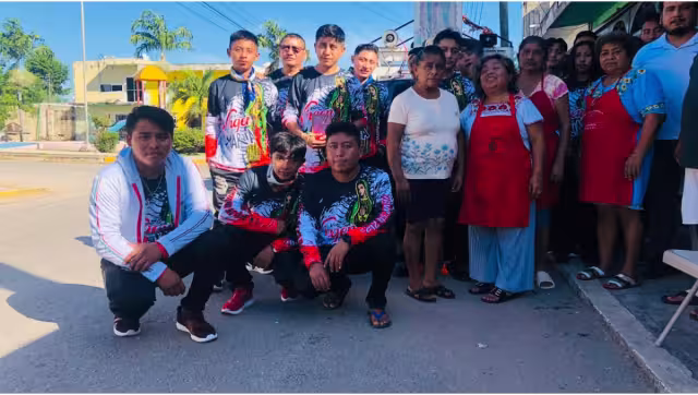 El joven Juan Pablo Mukul Cocom, recordó que desde hace 3 años está recorriendo por la devoción que él tiene a la santísima virgen de Guadalupe