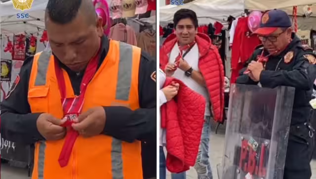 En redes aplaudieron la actitud de los policías