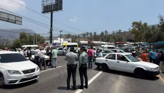 Los taxistas señalaron que desde hace meses han sido víctimas de extorsión por parte de un grupo delictivo