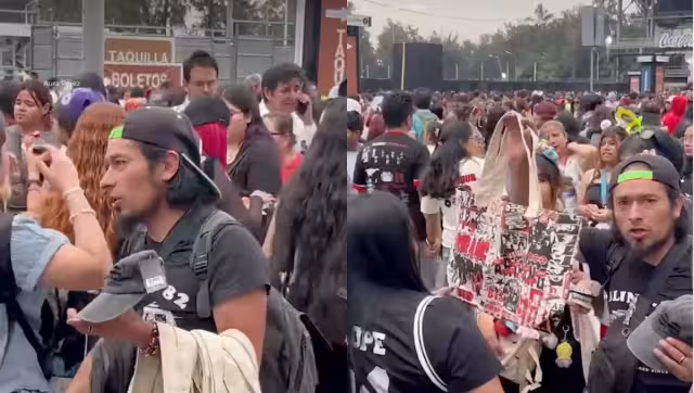 Vendedor ambulante “burla” seguridad antipiratería en concierto de BTS y se vuelve viral; “llévele algo de Yoni, yo ni los conozco”