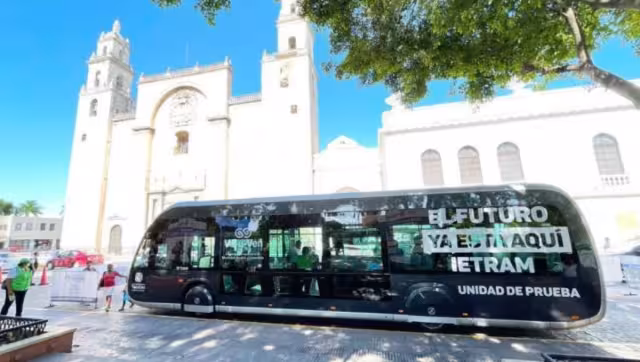 Recientemente, fue inaugurada la primera ruta del IE-TRAM en Mérida