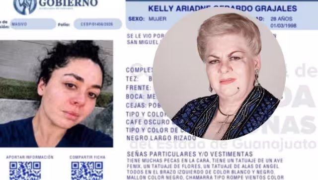 Reporta la desaparición de Kelly Ariadne, nieta de la fallecida Paquita la del Barrio