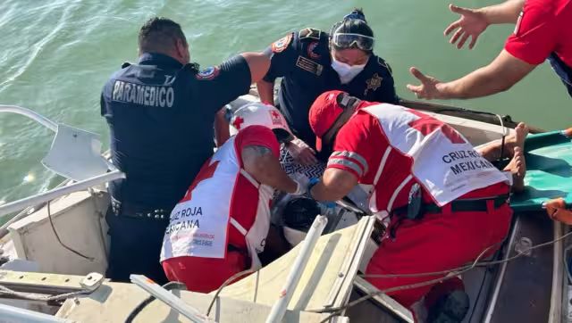 El hombre de 30 años se encontraba a 63 millas dentro del mar