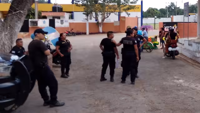 El hombre murió justo en la entrada a La Ermita de Tekax