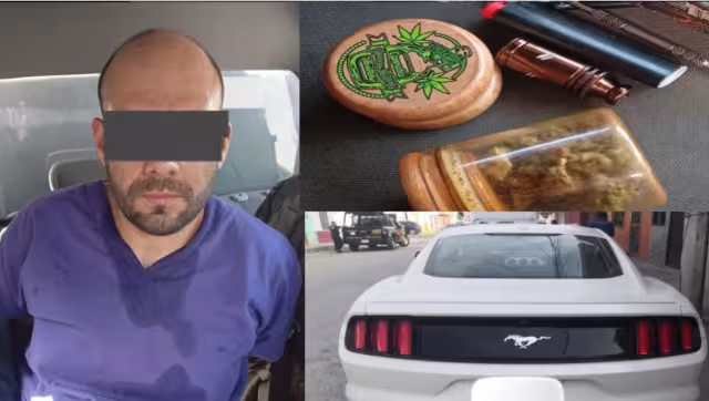 También se le decomisó un picador y una pipa