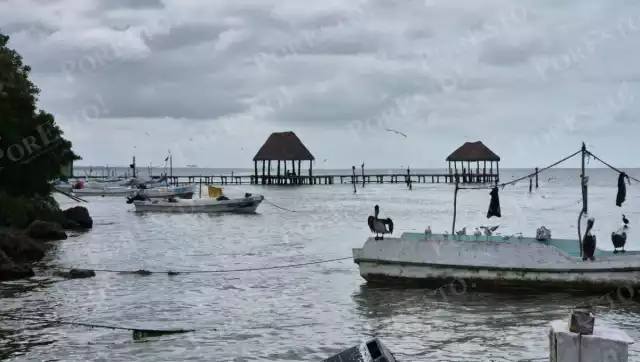 Evento de “norte” mantiene inactiva la pesca ribereña en Champotón.