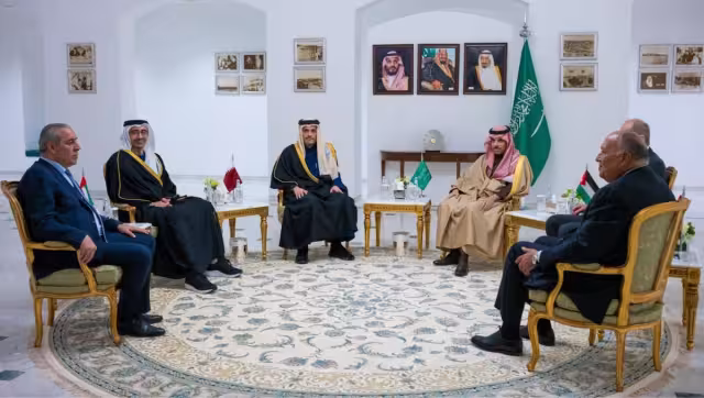 Egipto, Qatar, Emiratos Árabes Unidos y Jordania abogaron por la solución de dos Estados y reafirmar las fronteras marcadas antes de la Guerra de los Seis Días con Israel