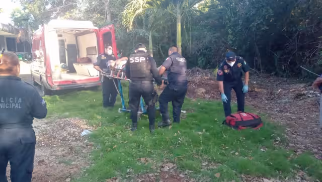 El hombre había discutido con su esposa momentos antes del intento de suicidio