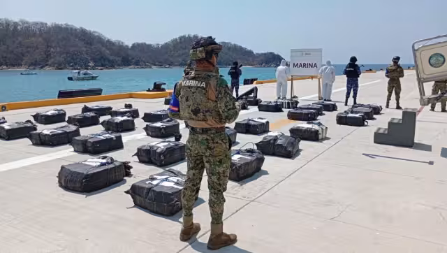 Con estas acciones, durante la actual administración suman más de 65.5 toneladas de droga aseguradas en la mar