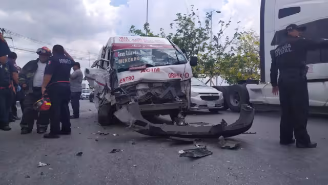 Una persona fue trasladada al hospital de emergencia