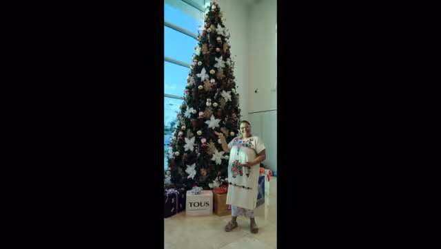 Acudió la noche del domingo al aeropuerto de Mérida para tratar de cambiar su vuelo para retornar a Los Ángeles