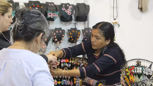 Informó que también recibieron a compradores mayoristas, lo que puso en un balance bueno las ventas de los expositores