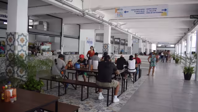 La inactividad propició también que los comensales no recorran los pasillos