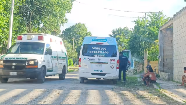 Arribaron paramédicos hasta su domicilio después de que su esposa solicitará apoyo a las autoridades