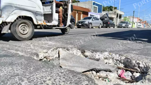 Obras de agua potable dejaron en malas condiciones la calle 20 de Lerma, Campeche.