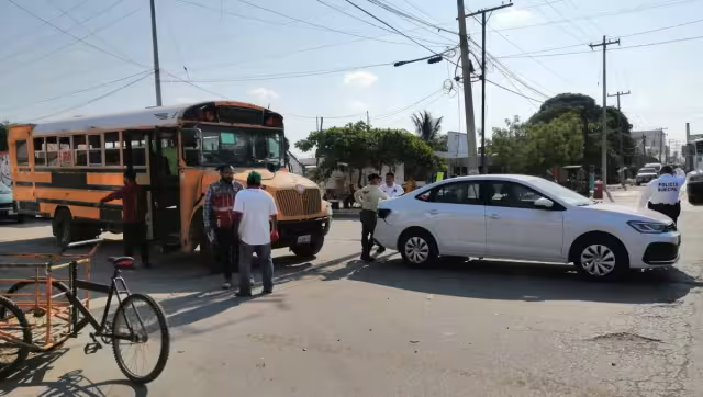 El autobús portaba placas del estado de Tamaulipas