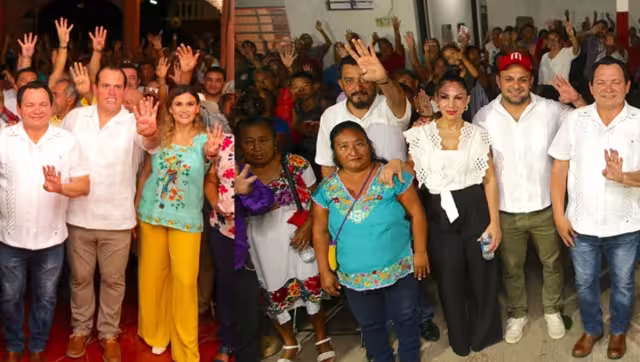 El aspirante morenista expresó su entusiasmo ante los asistentes debido a las demostraciones de respaldo que recibe