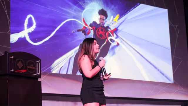 Miralda Medina compartió con alumnos de la Anáhuac su trabajo para Sony Imageworks