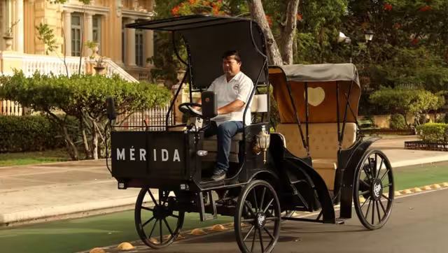 Las calesas eléctricas son opción para recorrer el Centro de Mérida