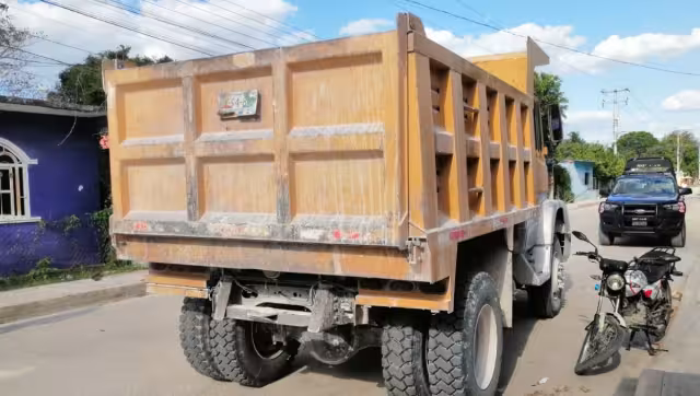 El motociclista no tuvo lesiones de gravedad
