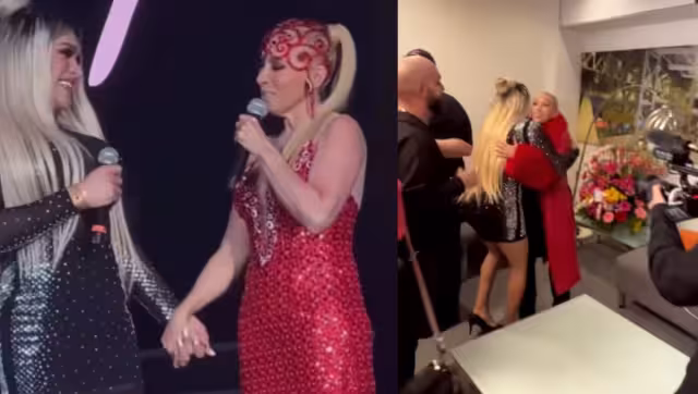 Wendy subió al escenario y compartió camerino con Yuri en su concierto en el Auditorio Nacional. Foto: Especial