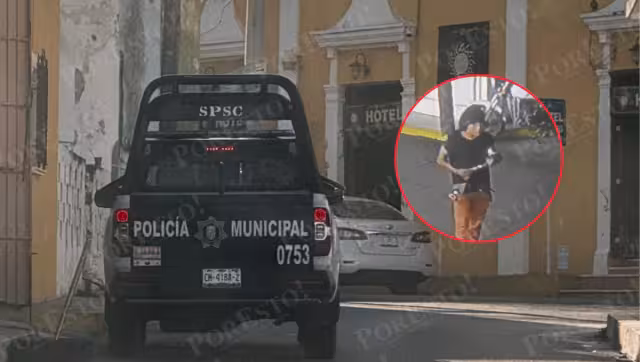 Vecinos advierten por presunto ladrón de cableado en el Centro de Champotón