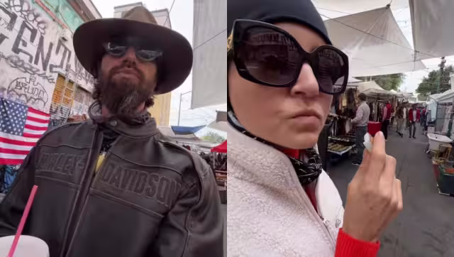 Angelique Boyer y Sebastián Rulli llevaban lentes de Sol y sombreros