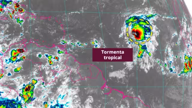 La Tormenta Tropical Lorenzo se encuentra lejos de la Península de Yucatán