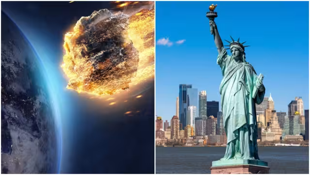 El cuerpo celeste podría ser tres veces más grande que la Estatua de la Libertad. Foto: Especial