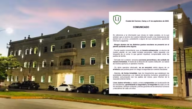 En las cámaras de vigilancia no se ve algún hecho violento