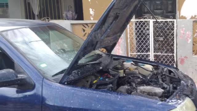 El afectado indicó que acudiría con un mecánico para la reparación del vehículo