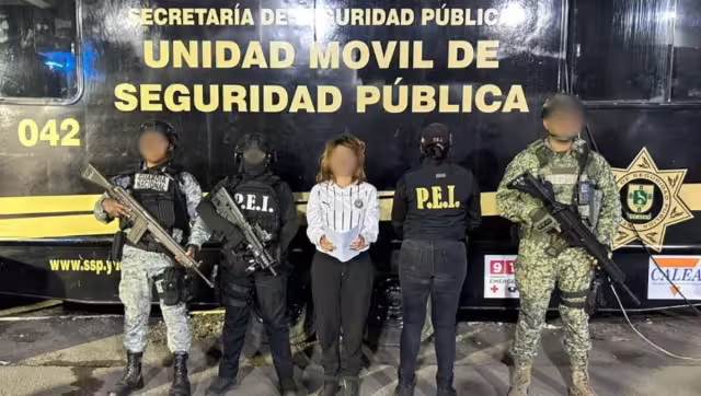 Detienen en Yucatán por delito contra la salud en el Estado de México.