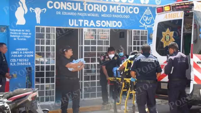 La madre y la bebé fueron trasladadas al hospital de Tizimín para una mejor atención