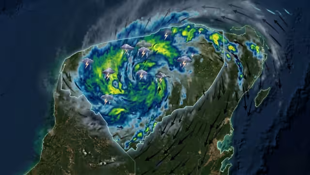 Seguirán las lluvias intensas en Yucatán hasta el 5 de junio