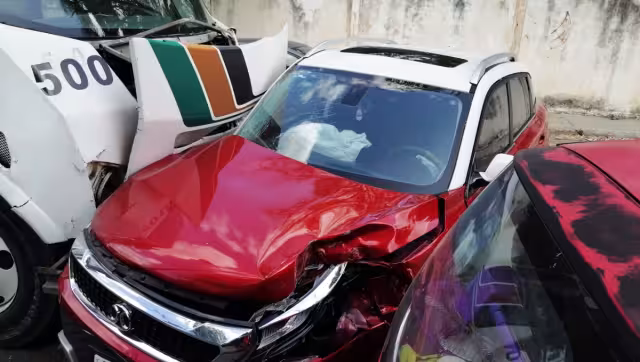 El choque ocasionó que otros cuatro vehículos fueran impactados