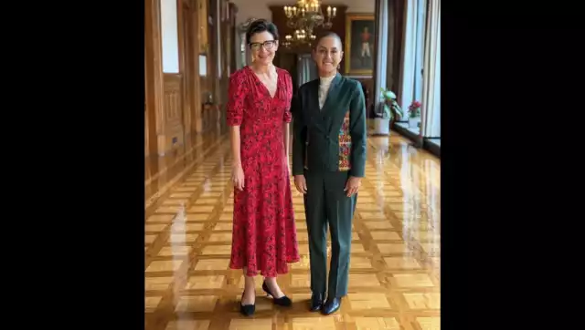 Jane Fraser, directora ejecutiva de Citi y Claudia Sheinbaum Pardo, presidenta de México