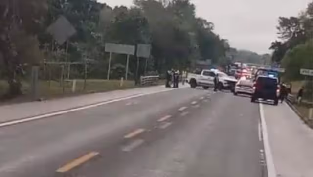 Este 23 de abril se registró un tiroteo entre elementos de la Guardia Nacional y civiles armados en la autopista México-Tuxpan, en Veracruz, a la altura del km 236