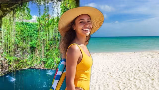 Visitar playas y cenotes en un solo día es posible desde Mérida