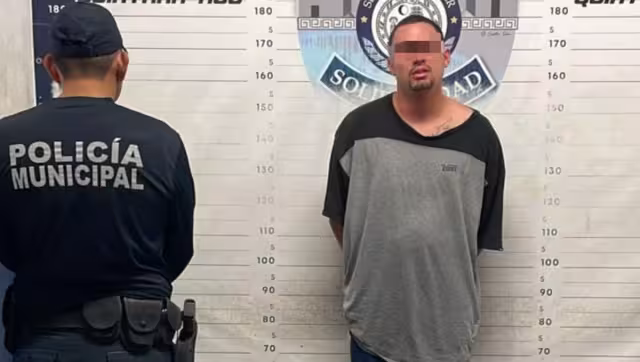 El hombre intentó darse a la fuga al ser sorprendido