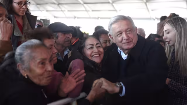 Andrés Manuel López Obrador supervisa entrega de Programas Sociales desde Chicoloapan, Estado de Mpéxico
