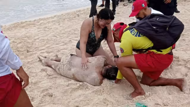 La labor de los elementos ha salvado a tres vidas en tan sólo una semana, rescatando a quienes se aventuraron a meterse en Playa del Carmen, evitando tragedias. 
