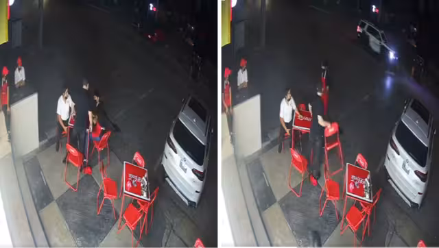 La cuenta que denuncia el hecho asegura que se trata de un socio de la taquería