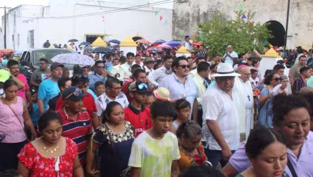 El próximo domingo 15 del presente se llevará a cabo la subida del santo patrono a su altar