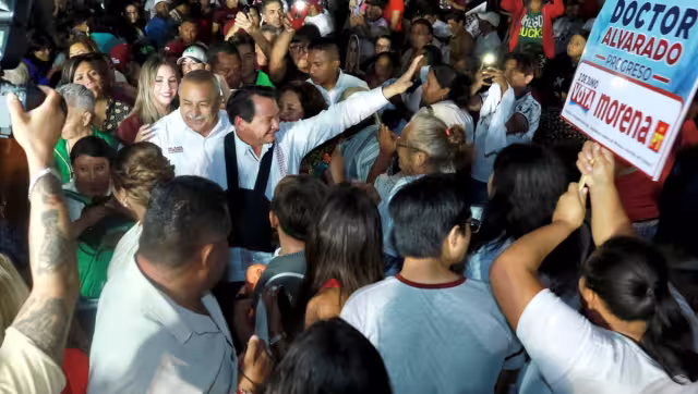 El aspirante guinda recorrió Santa Rosa y la comisaría de Caucel