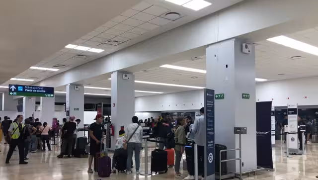 El primer vuelo en despegar fue de Aeroméxico rumbo a CDMX