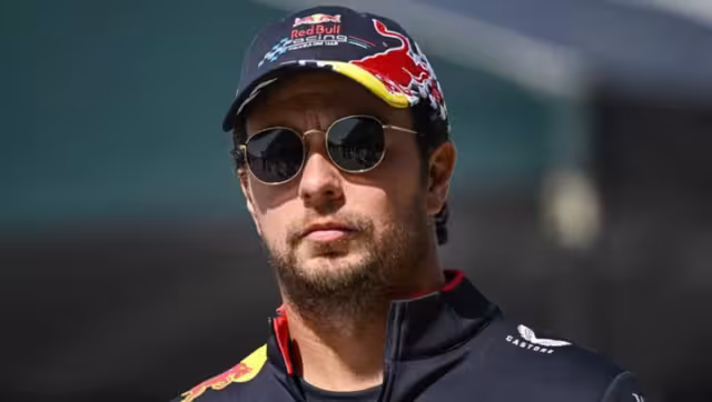 Podio para el mexicano Checo Peréz que se quedó con el tercer lugar en el Gran Premio China