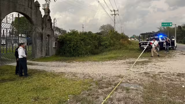 Las autoridades arribaron al lugar en Leona Vicario