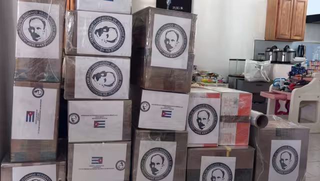 Asociación de Cubanos en México envía a la isla insumos médicos y alimentos, entre otros productos