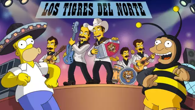 Los Tigres del Norte brillaron en Los Simpson con el corrido “Corrido de Pedro y Homero”