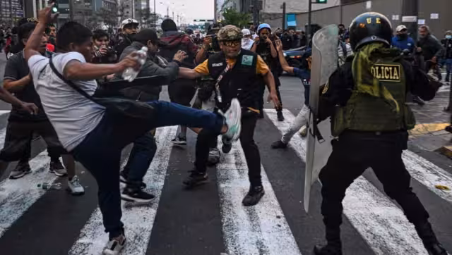 La persona que murió sufrió una herida en el cuello